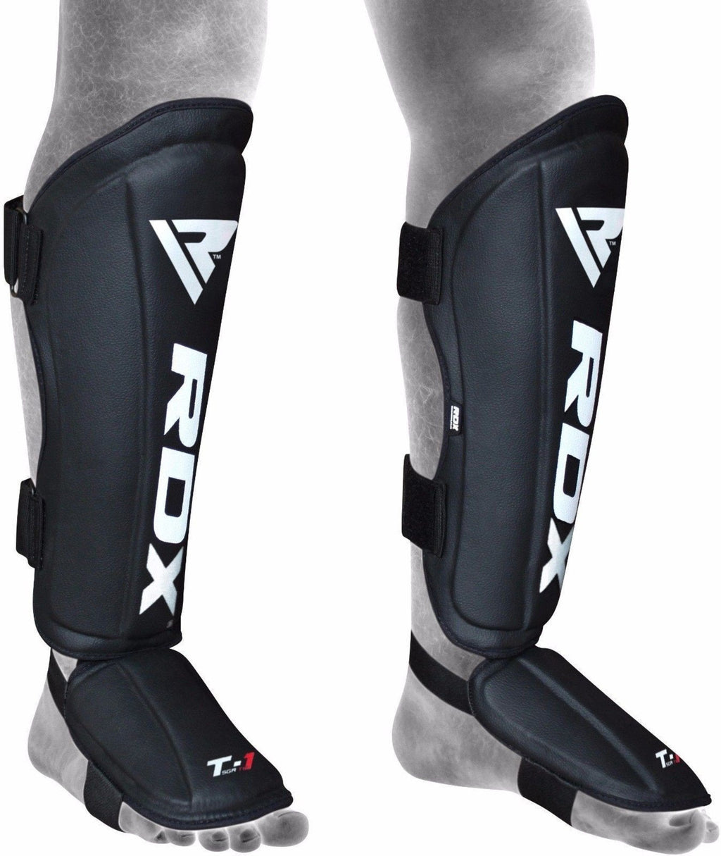RDX Sports Scheenbeschermers Shin Instep King - Zwart
