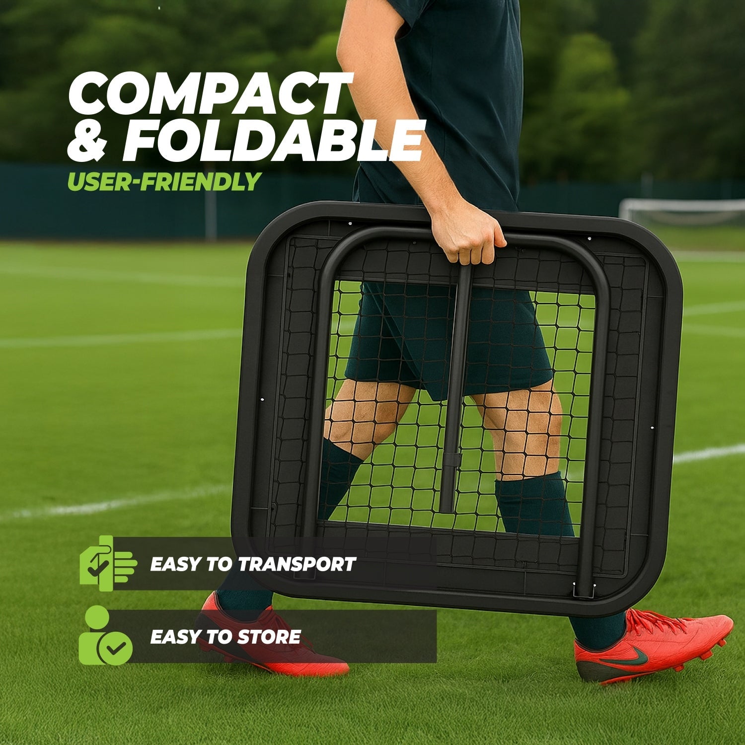 VirtuFit Verstelbare Rebounder Pro - Kickback - 84 x 84 cm