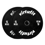 VirtuFit Bumper Plate Set - Olympische Halterschijven van Rubber - 100 kg