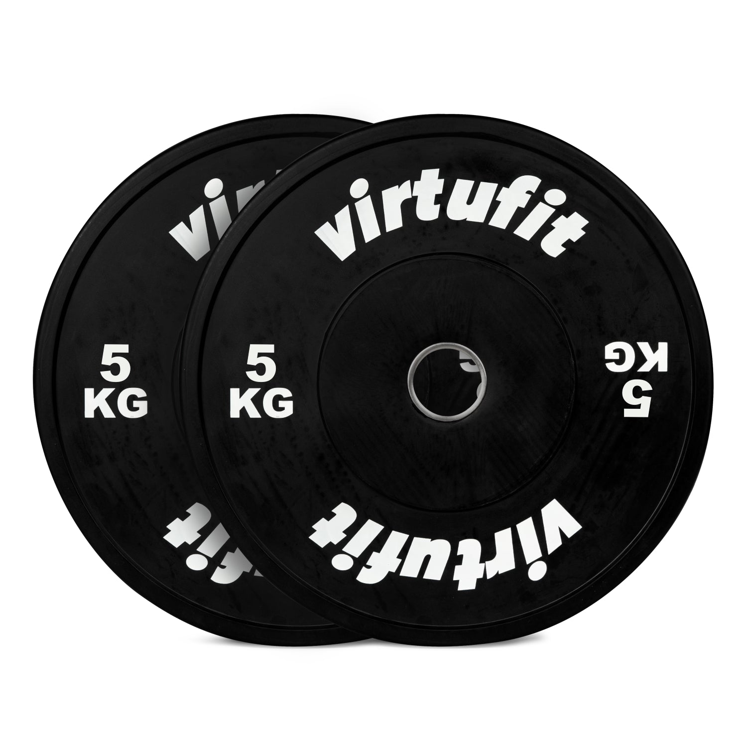 VirtuFit Bumper Plate Set - Olympische Halterschijven van Rubber - 100 kg