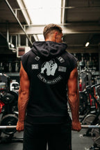 Gorilla Wear Huntley Mouwloze Hoodie - Zwart