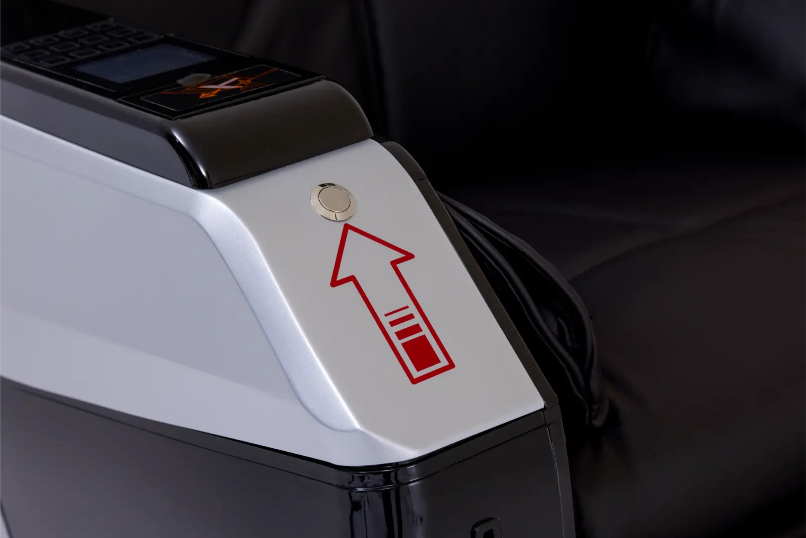 TotalSeat Massagestoel - 2D Massagetechniek - Zwart
