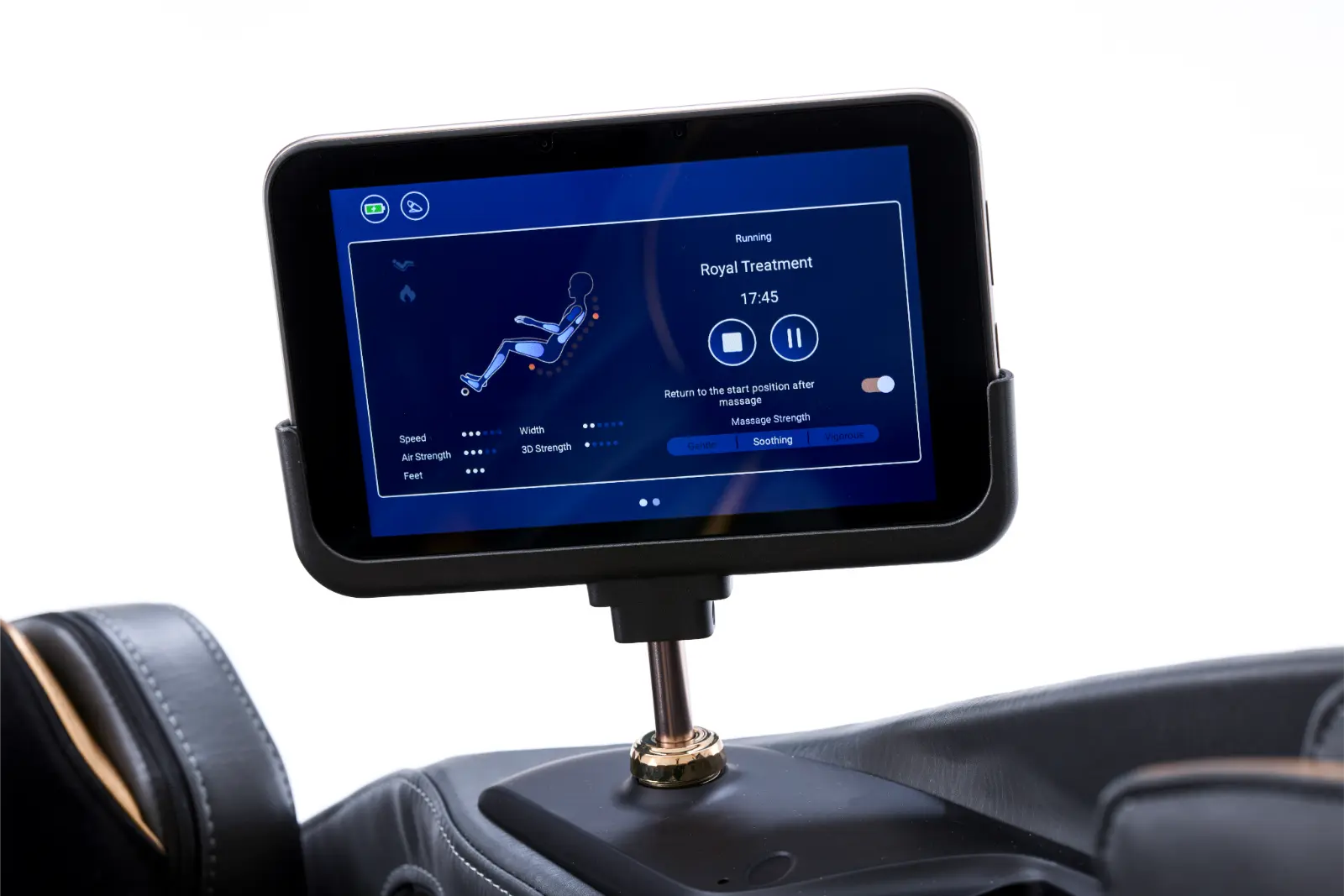 TotalSeat Massagestoel Imperia - Zwart