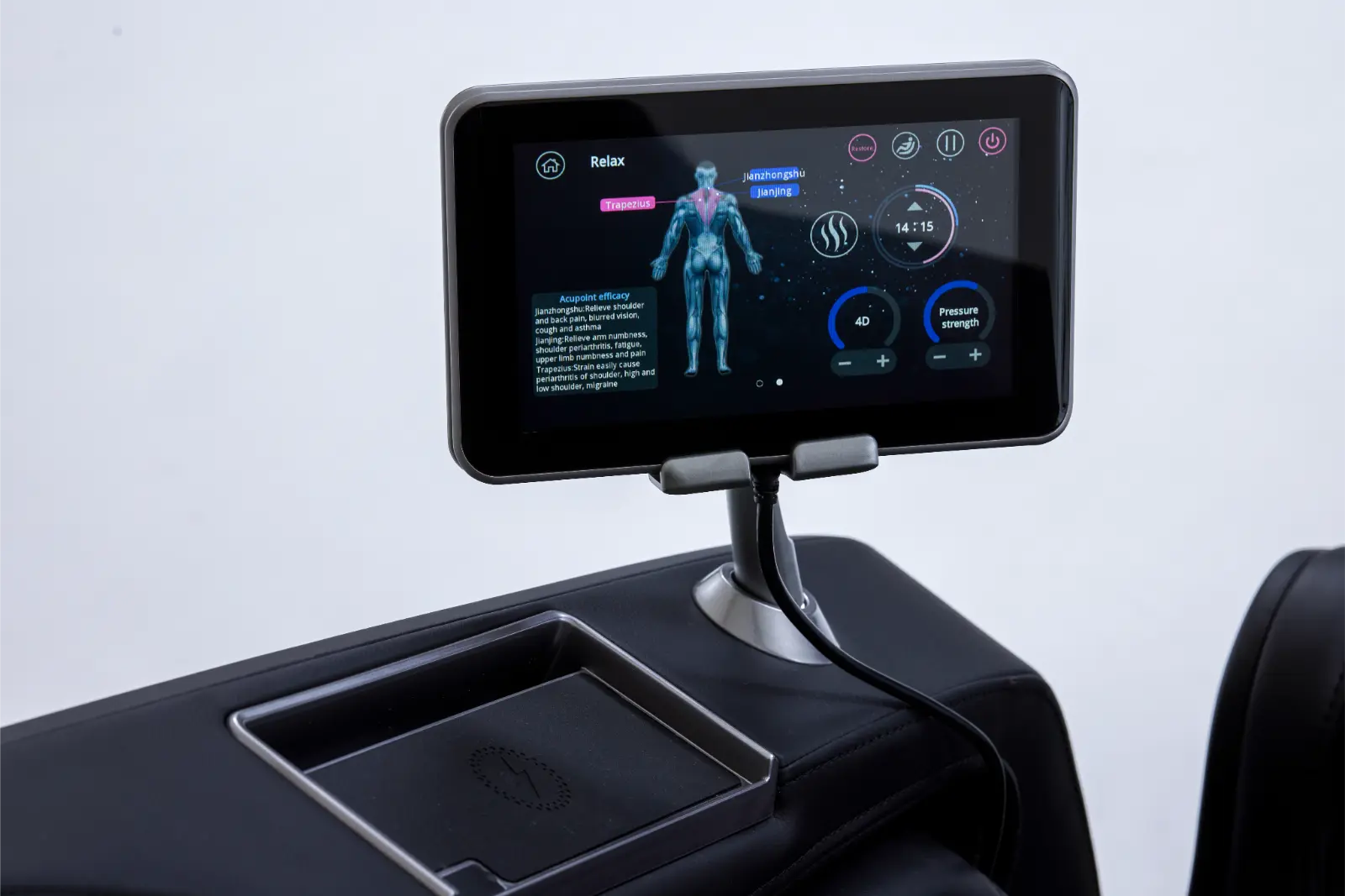 TotalSeat Massagestoel Capitana - Zwart
