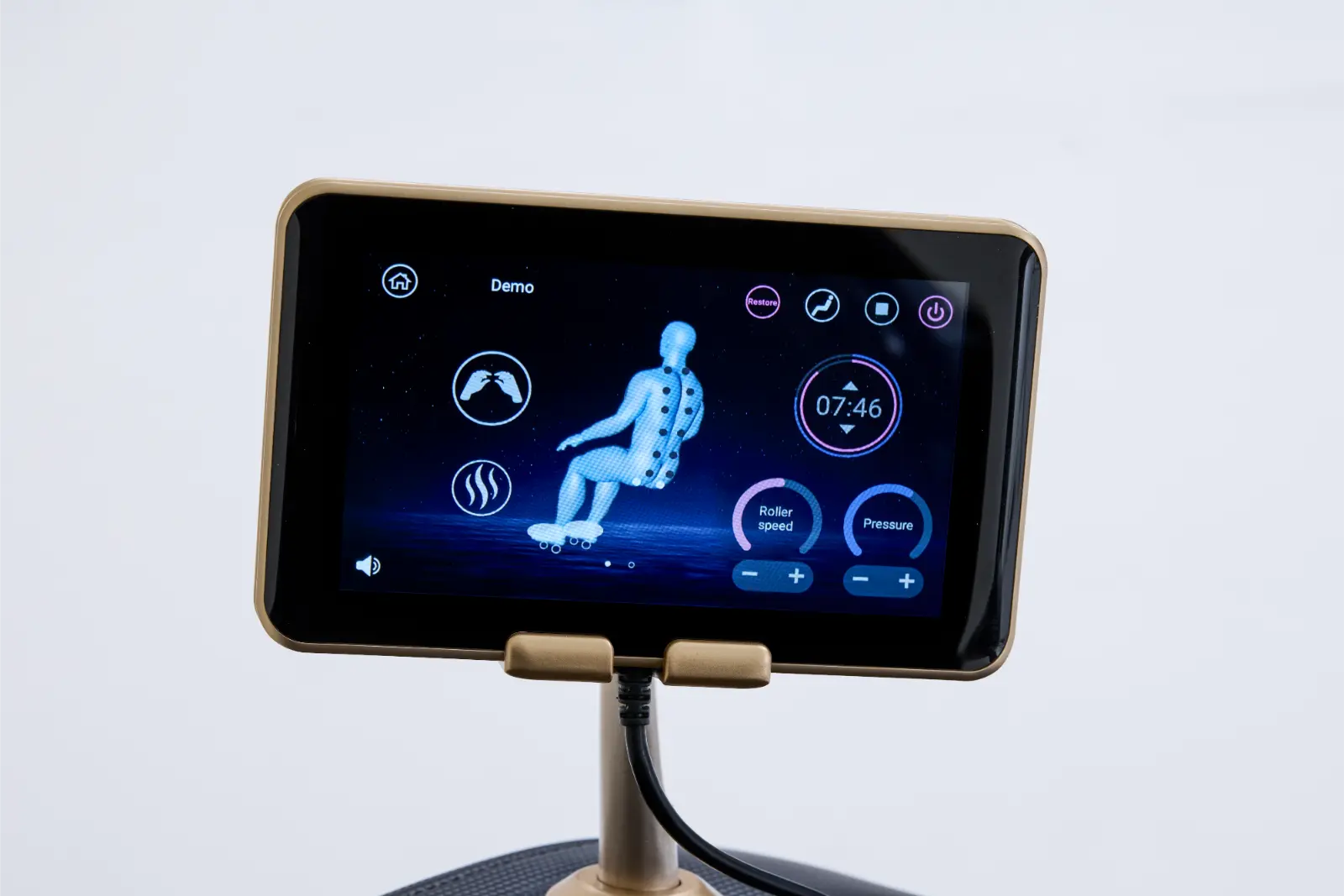 TotalSeat Massagestoel Cervo II - Zwart