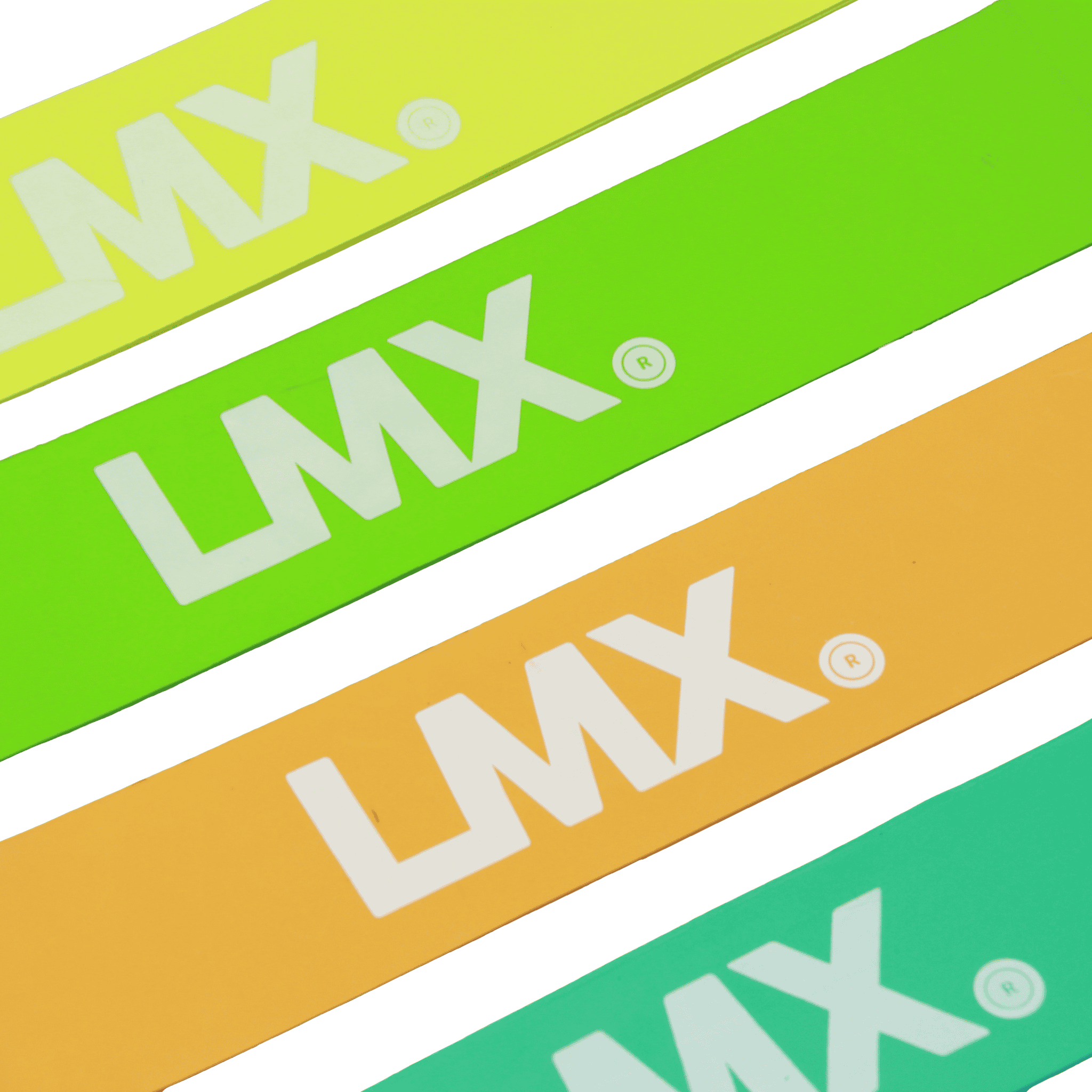 Lifemaxx LMX Mini Weerstandsband - Medium - Oranje - 10 stuks
