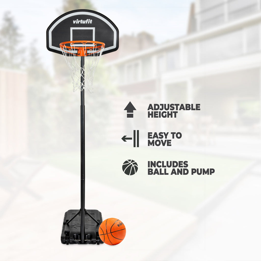 VirtuFit Verstelbare Basketbalpaal - 170 tot 215 cm