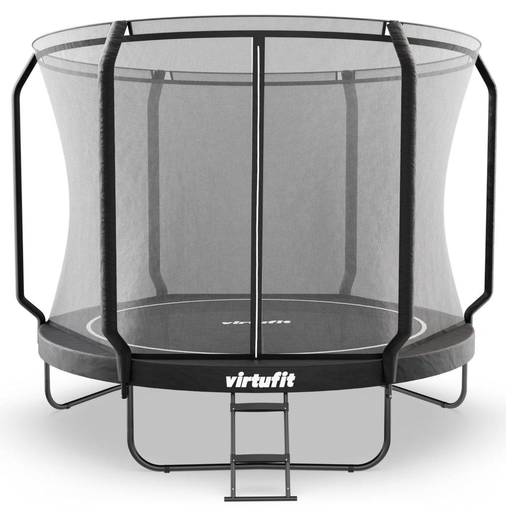 VirtuFit Premium Trampoline met Veiligheidsnet - Zwart - 305 cm