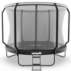VirtuFit Premium Trampoline met Veiligheidsnet - Zwart - 305 cm