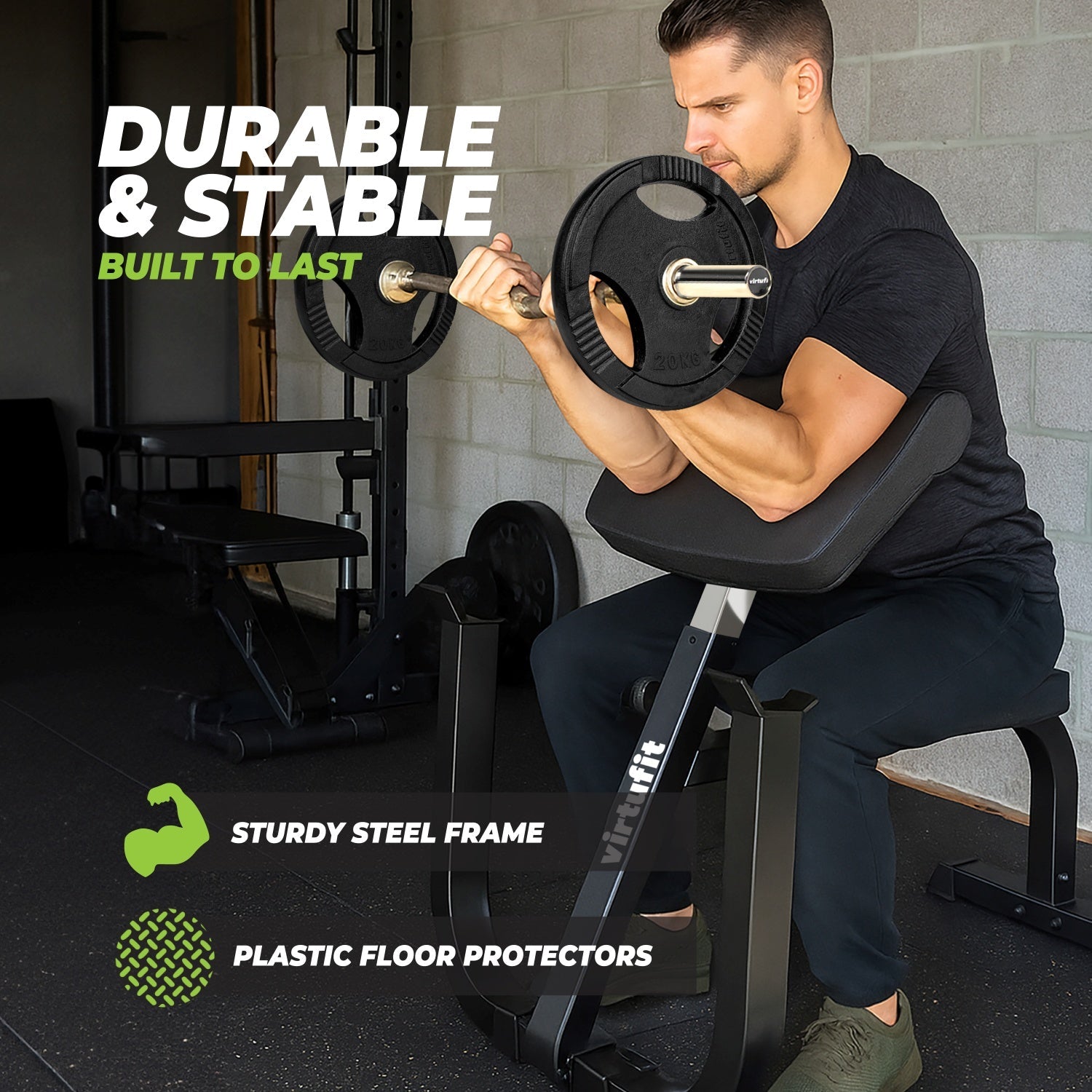 VirtuFit Preacher Curl Station - Halterbank