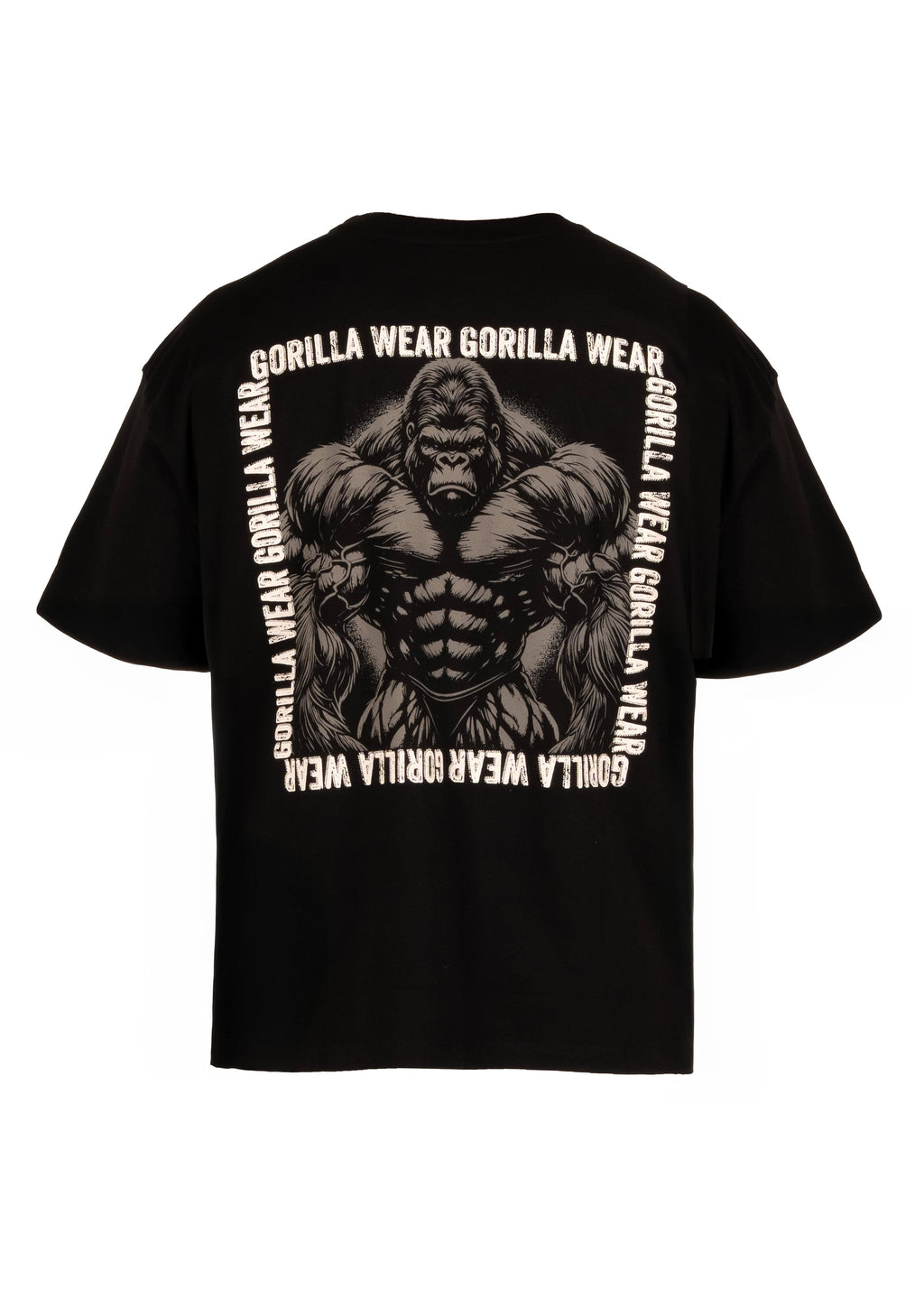 Gorilla Wear Philip Oversized T-shirt - Zwart
