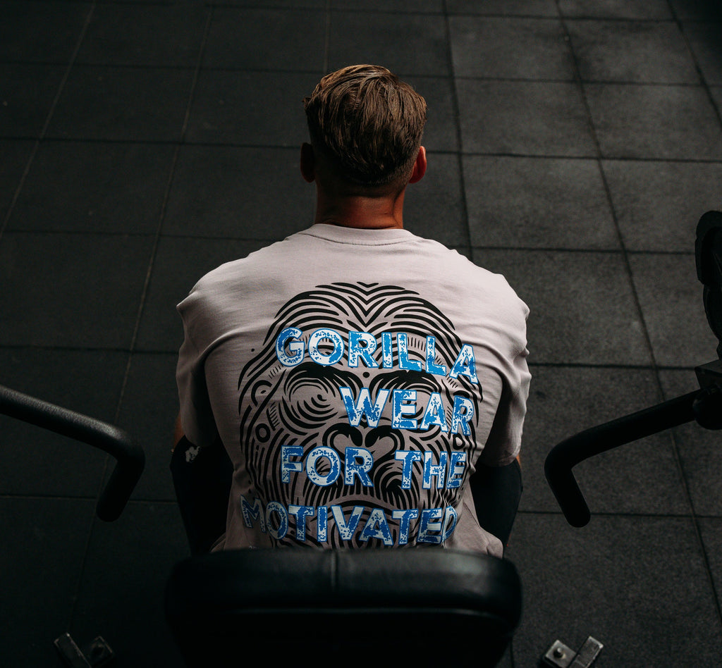 Gorilla Wear Macon Oversized T-shirt - Lichtgrijs