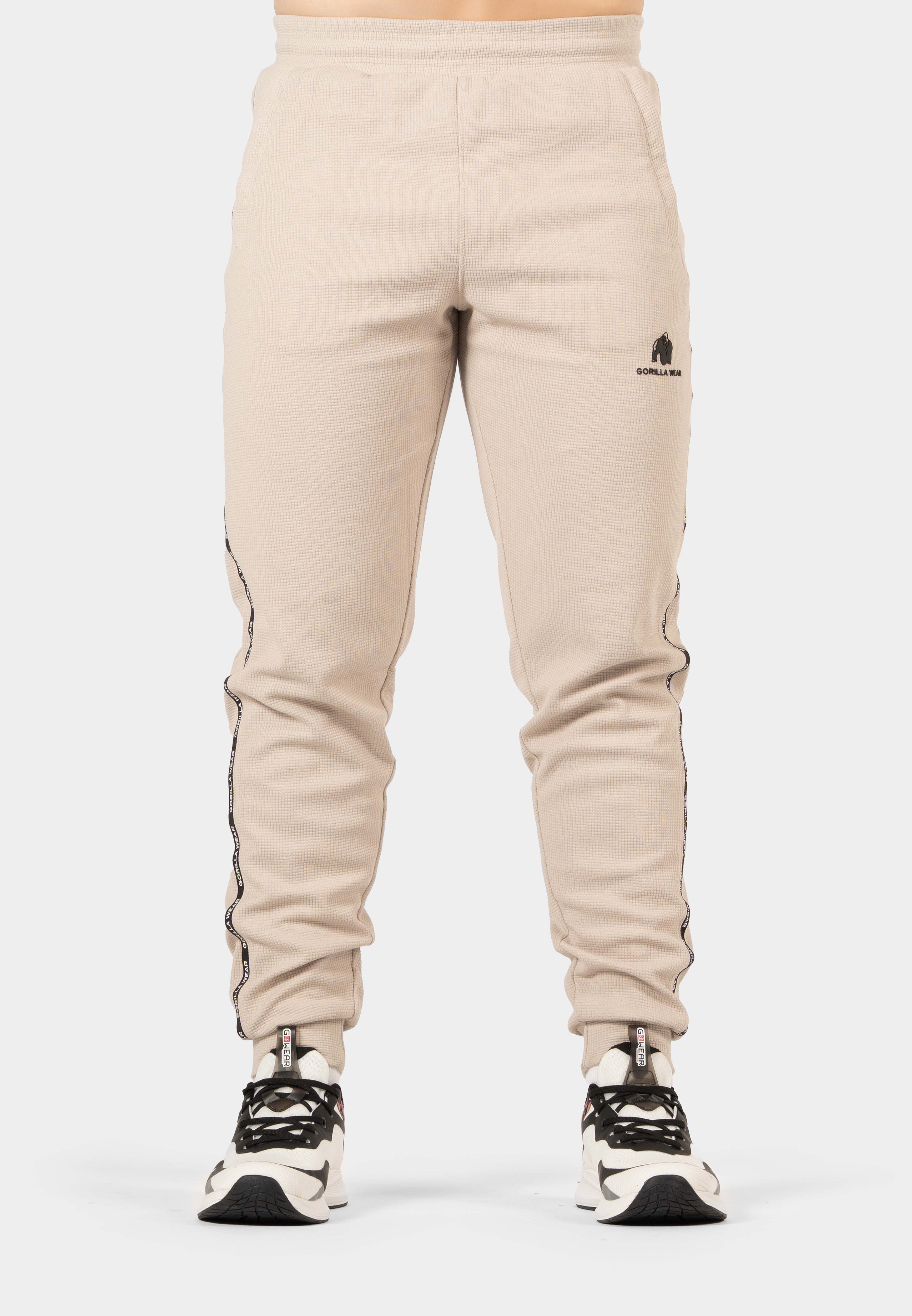 Gorilla Wear Harvey Trainingsbroek - Beige