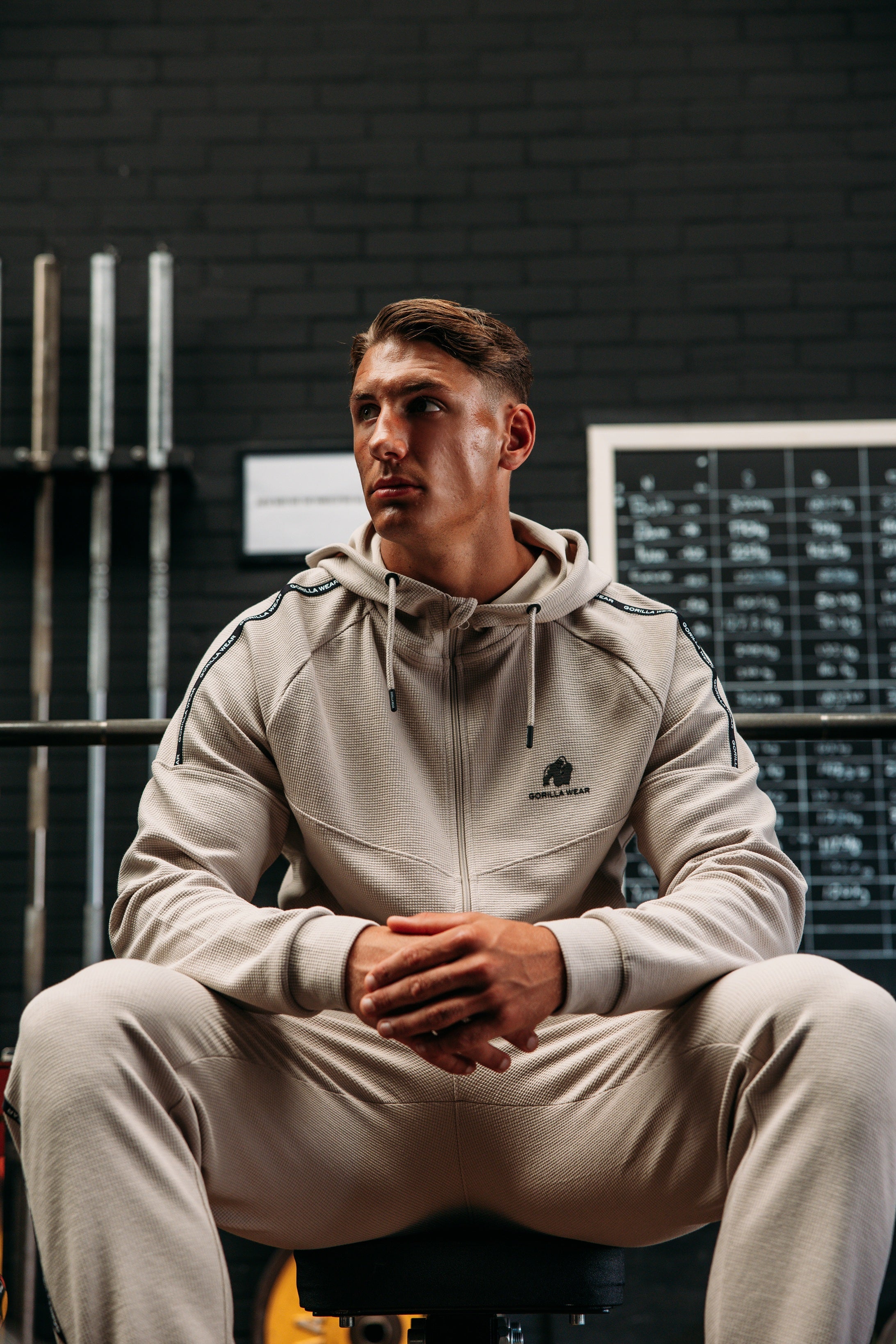 Gorilla Wear Harvey Trainingsjas - Beige