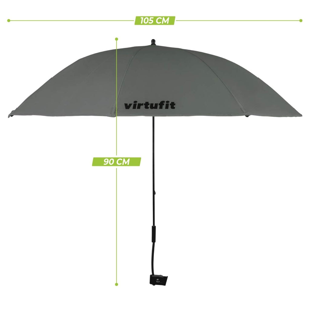 VirtuFit Universele Stoelparasol - Grijs