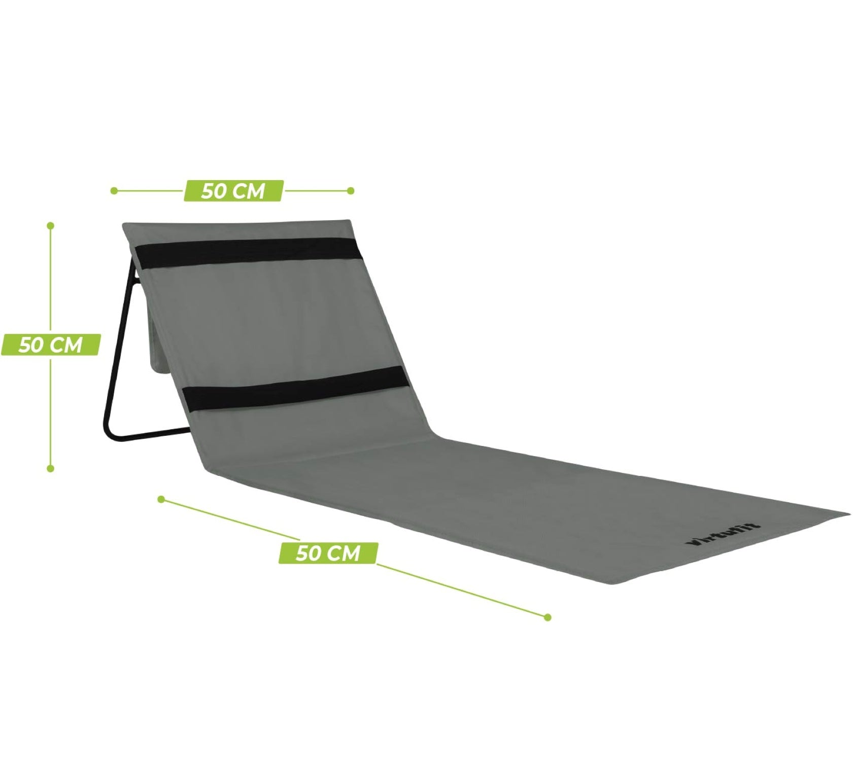 VirtuFit Strandmat - Grijs