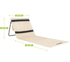 VirtuFit Strandmat - Beige