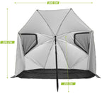 VirtuFit Strandparasol Premium - Windscherm - Strandtent - 200 cm - Grijs