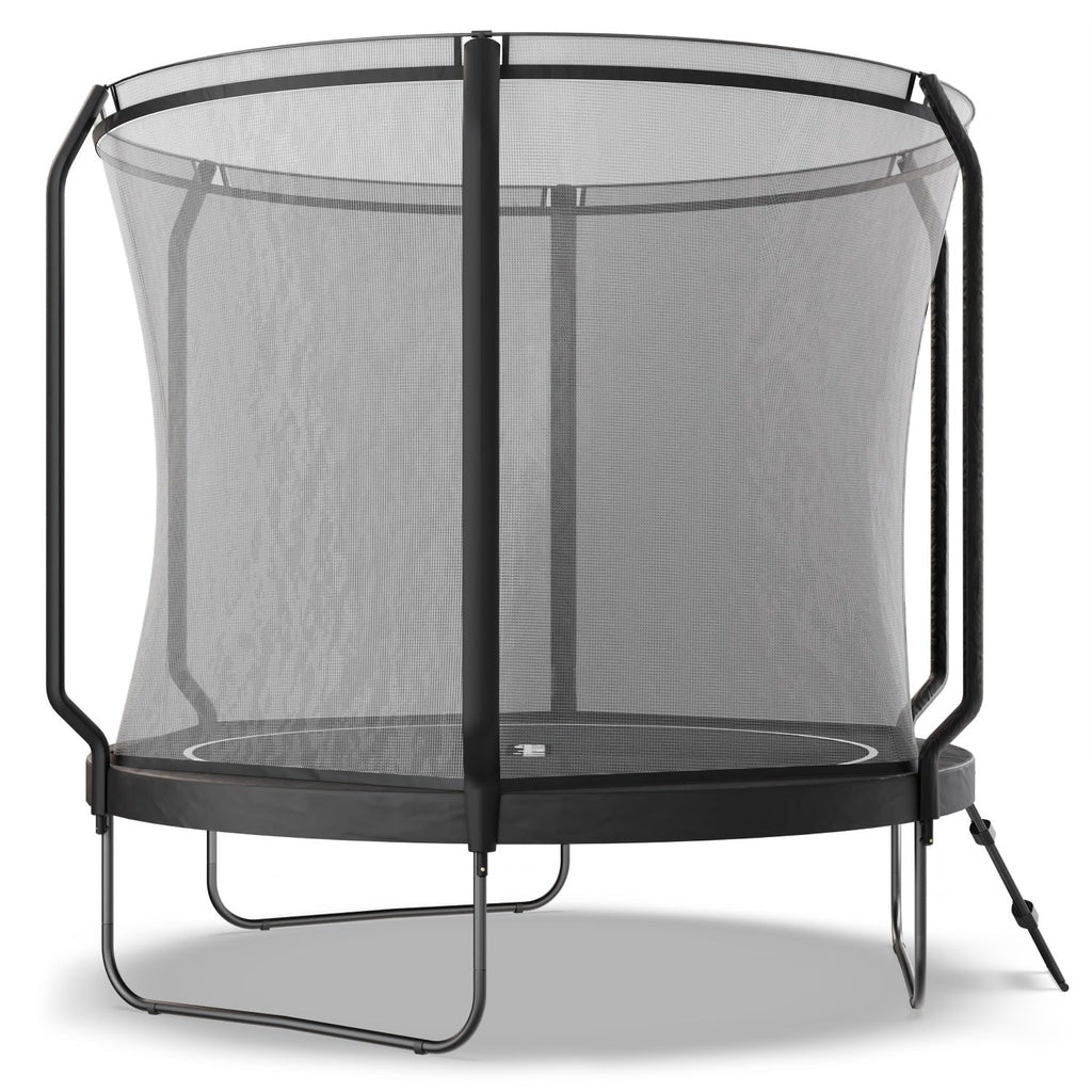 VirtuFit Premium Trampoline met Veiligheidsnet - Zwart - 251 cm
