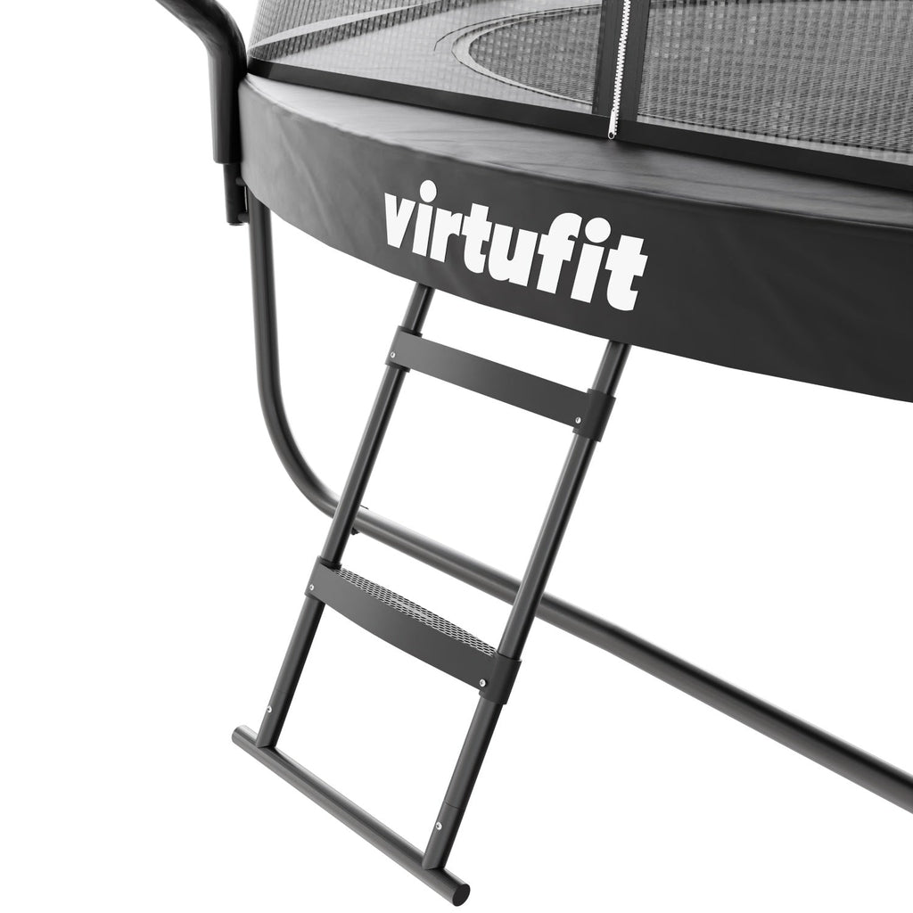VirtuFit Premium Trampoline met Veiligheidsnet - Zwart - 251 cm