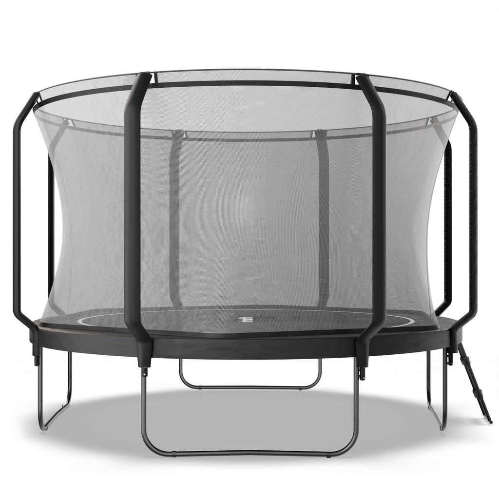 VirtuFit Premium Trampoline met Veiligheidsnet - Zwart - 366 cm