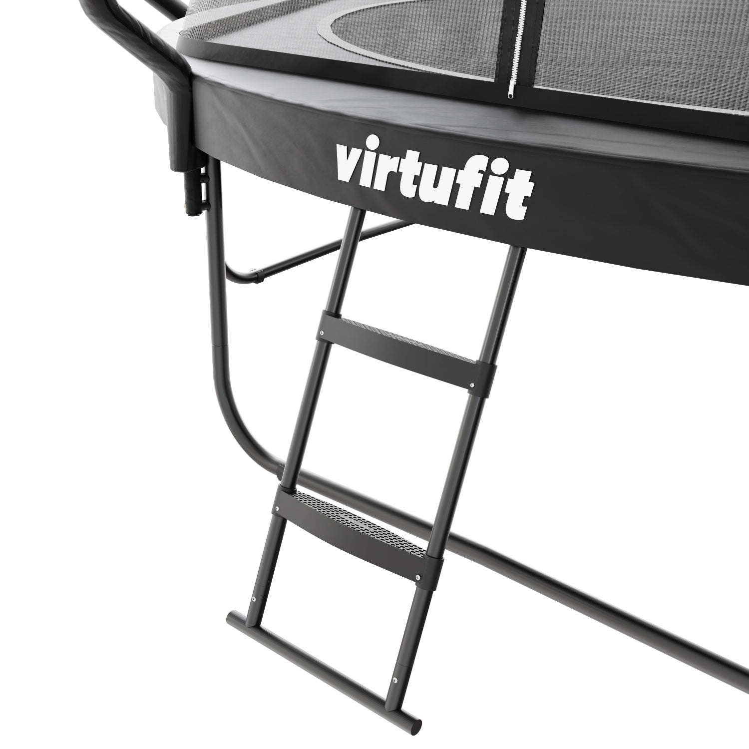 VirtuFit Premium Trampoline met Veiligheidsnet - Zwart - 366 cm