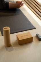 VirtuFit Premium Kurk Yoga Kit - 4-Delig - Ecologisch