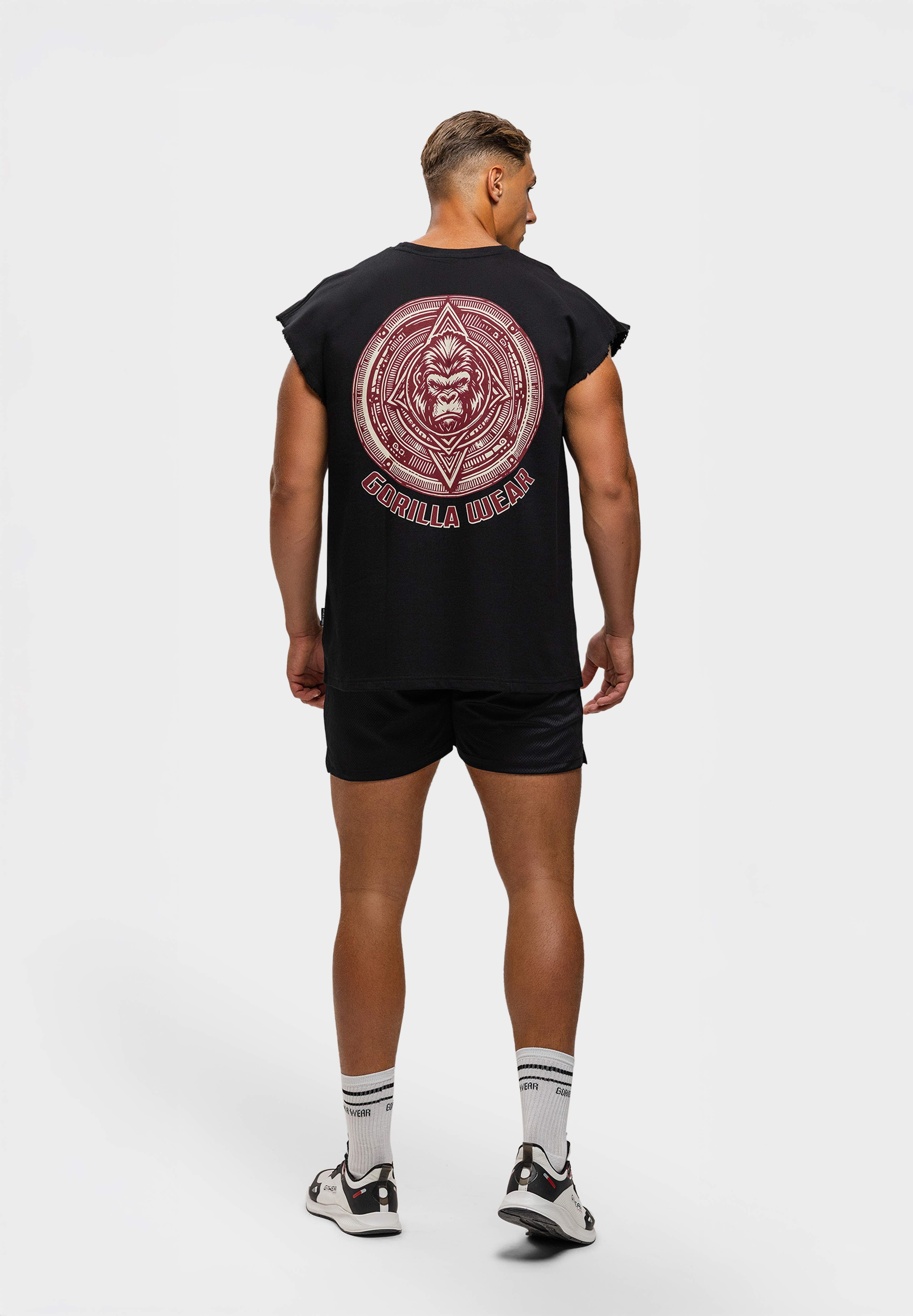 Gorilla Wear Bouse Cut Off Tanktop - Zwart