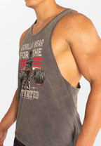 Gorilla Wear Churchill Stringer - Verwassen Grijs