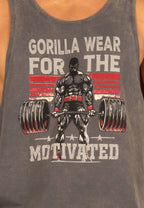 Gorilla Wear Churchill Stringer - Verwassen Grijs