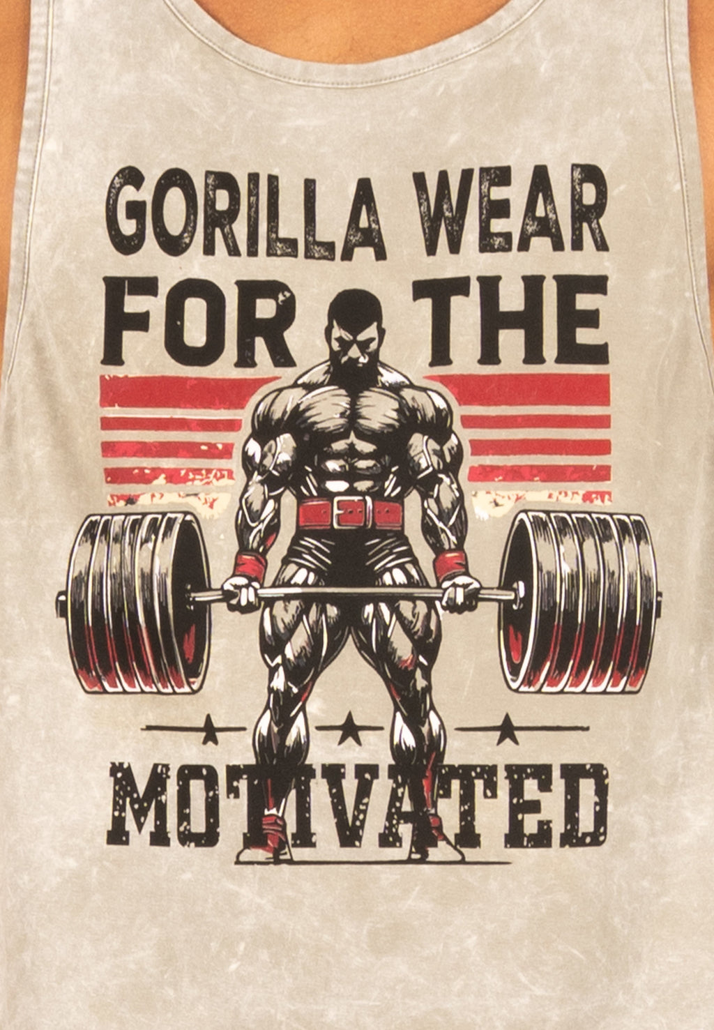 Gorilla Wear Churchill Stringer - Verwassen Groen