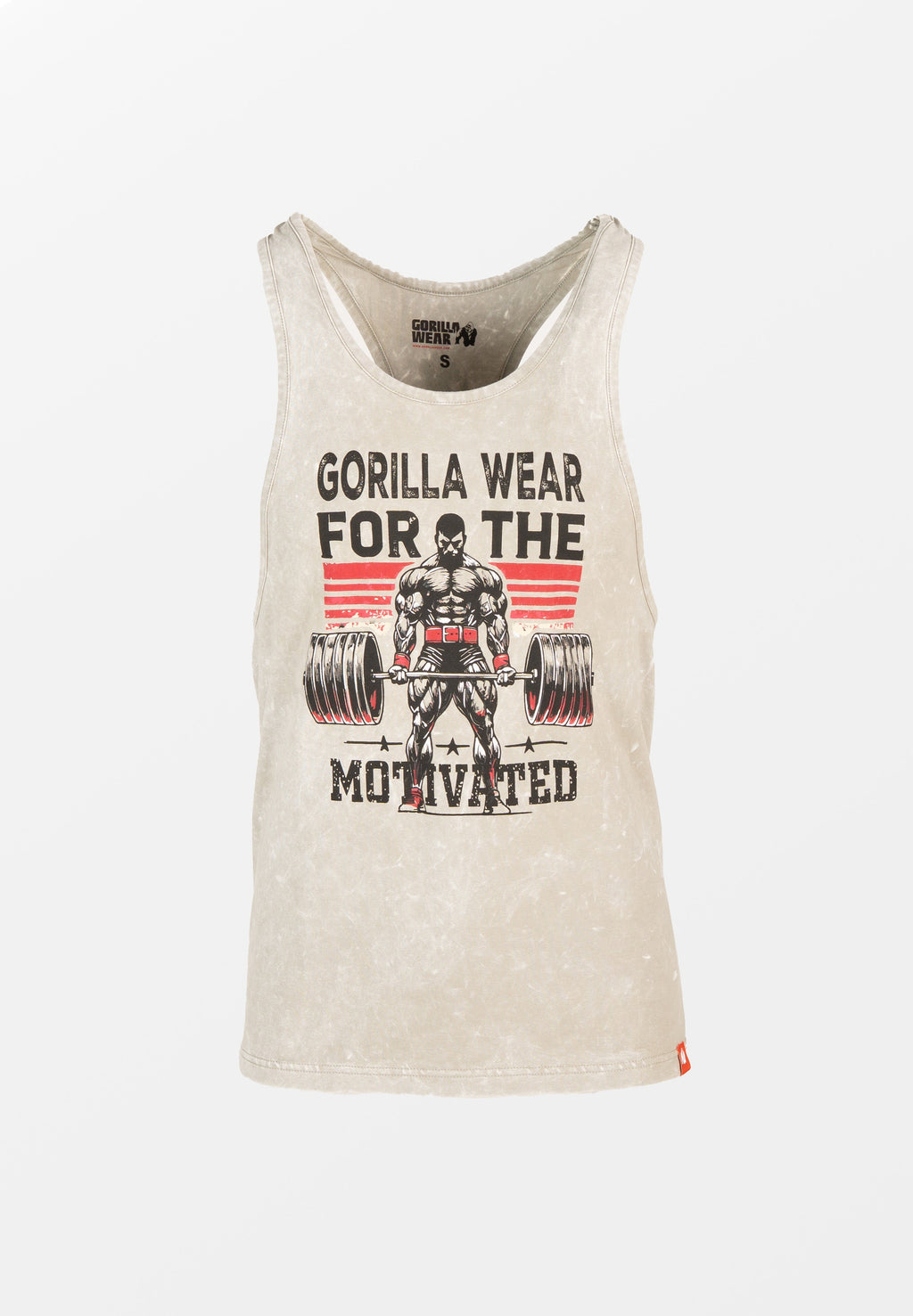 Gorilla Wear Churchill Stringer - Verwassen Groen