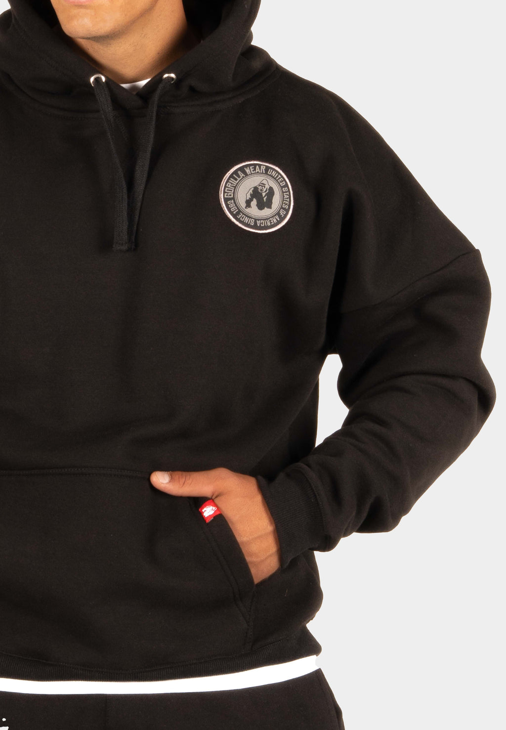 Gorilla Wear Jordan Oversized Hoodie - Zwart