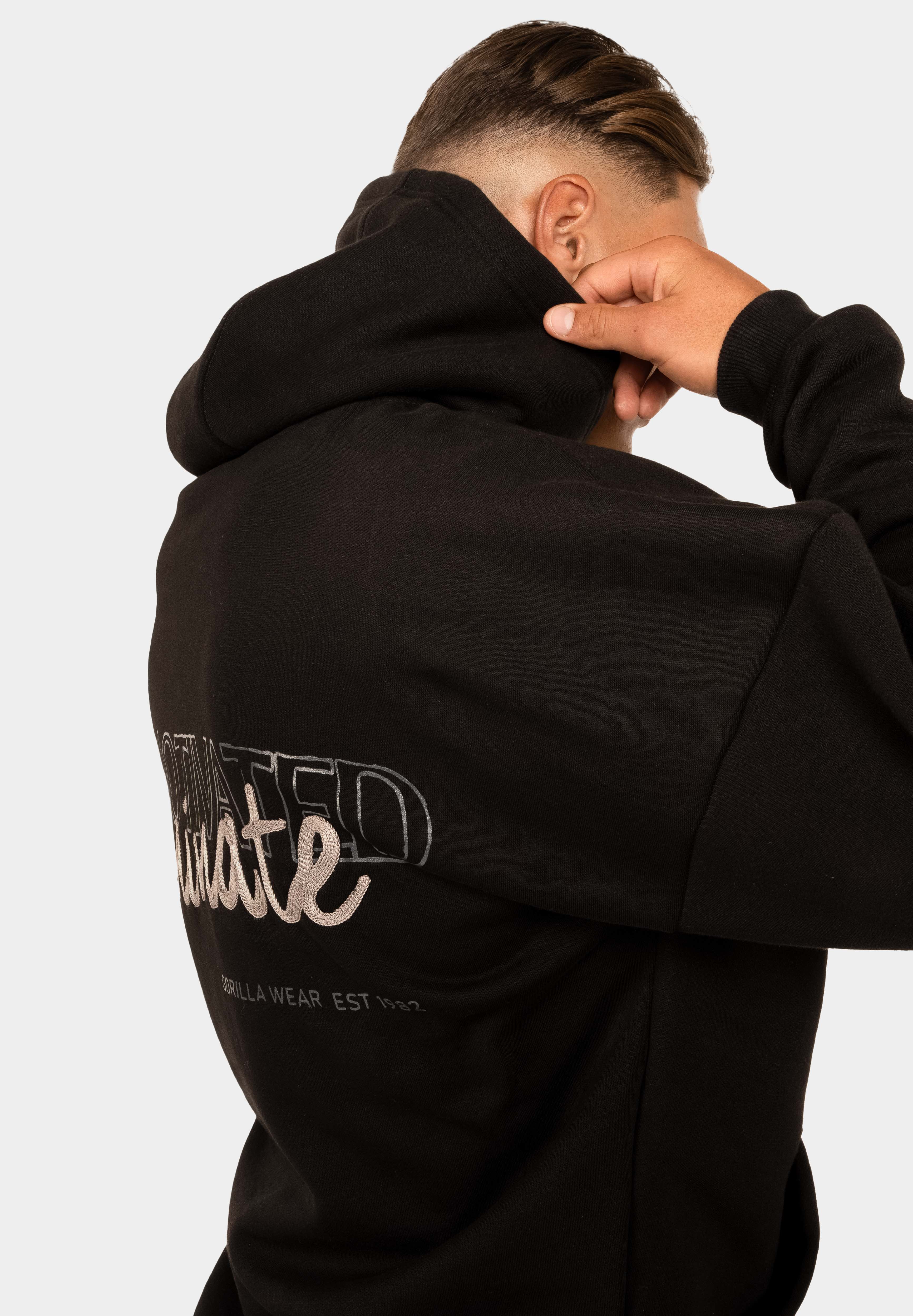 Gorilla Wear Jordan Oversized Hoodie - Zwart