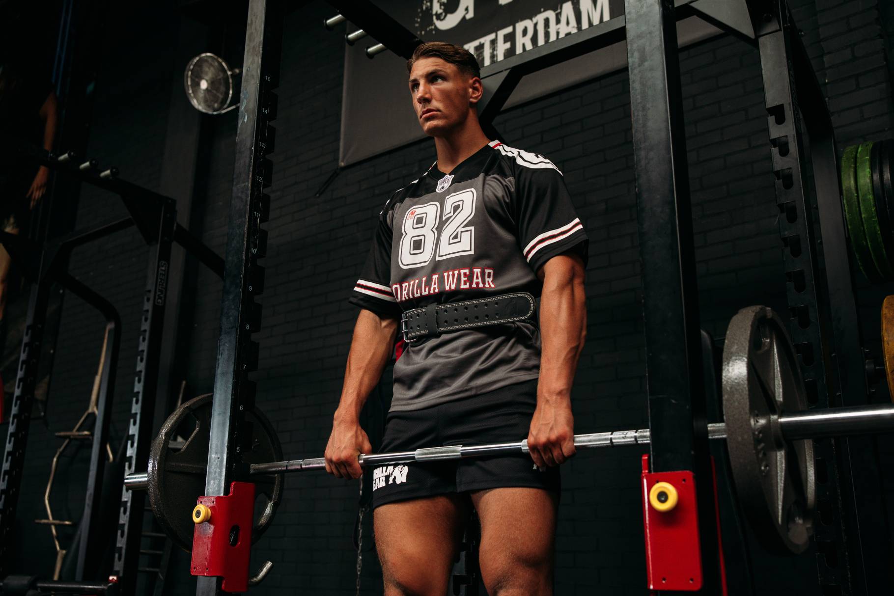 Gorilla Wear Tyler Football Jersey - Zwart/Rood