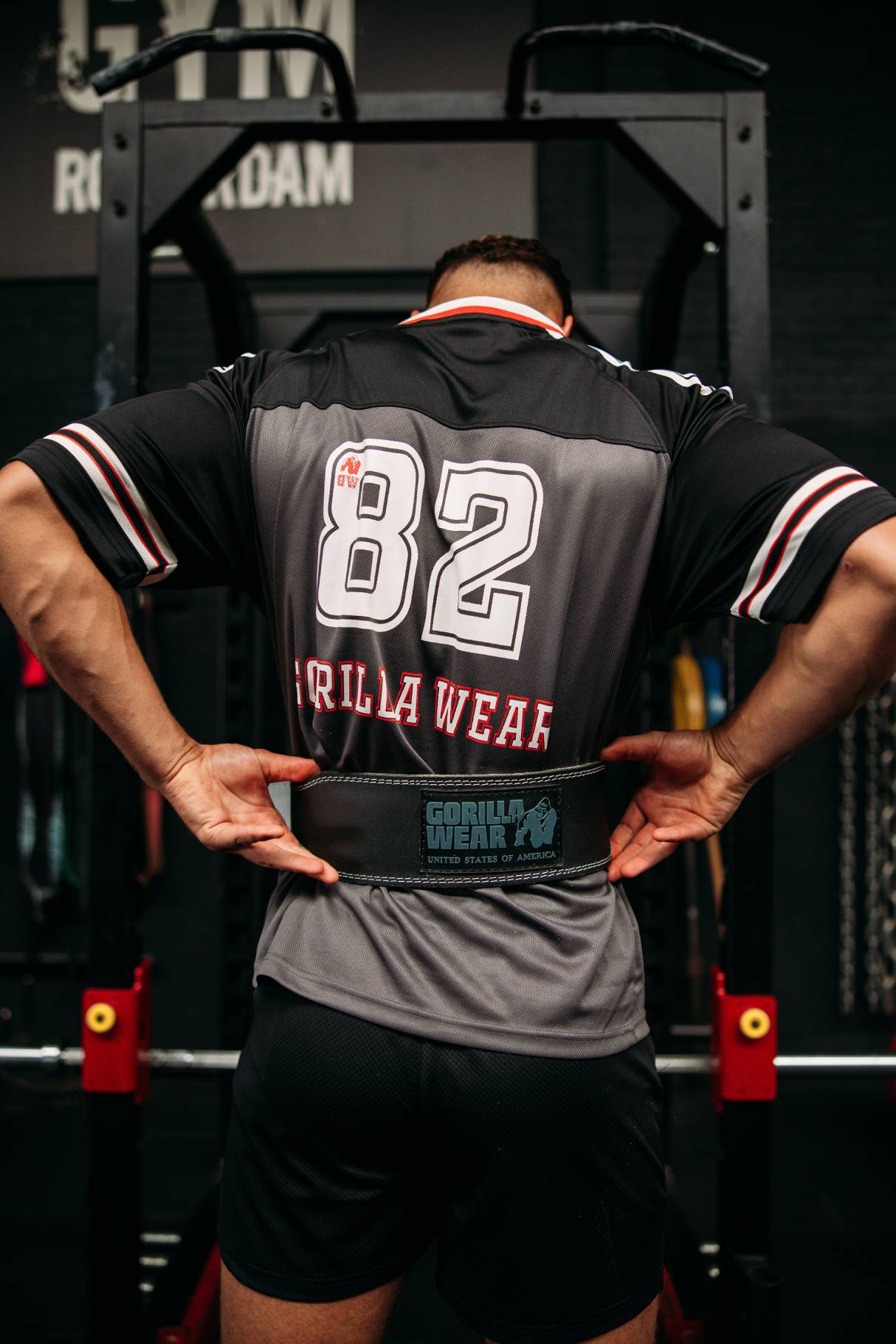 Gorilla Wear Tyler Football Jersey - Zwart/Rood