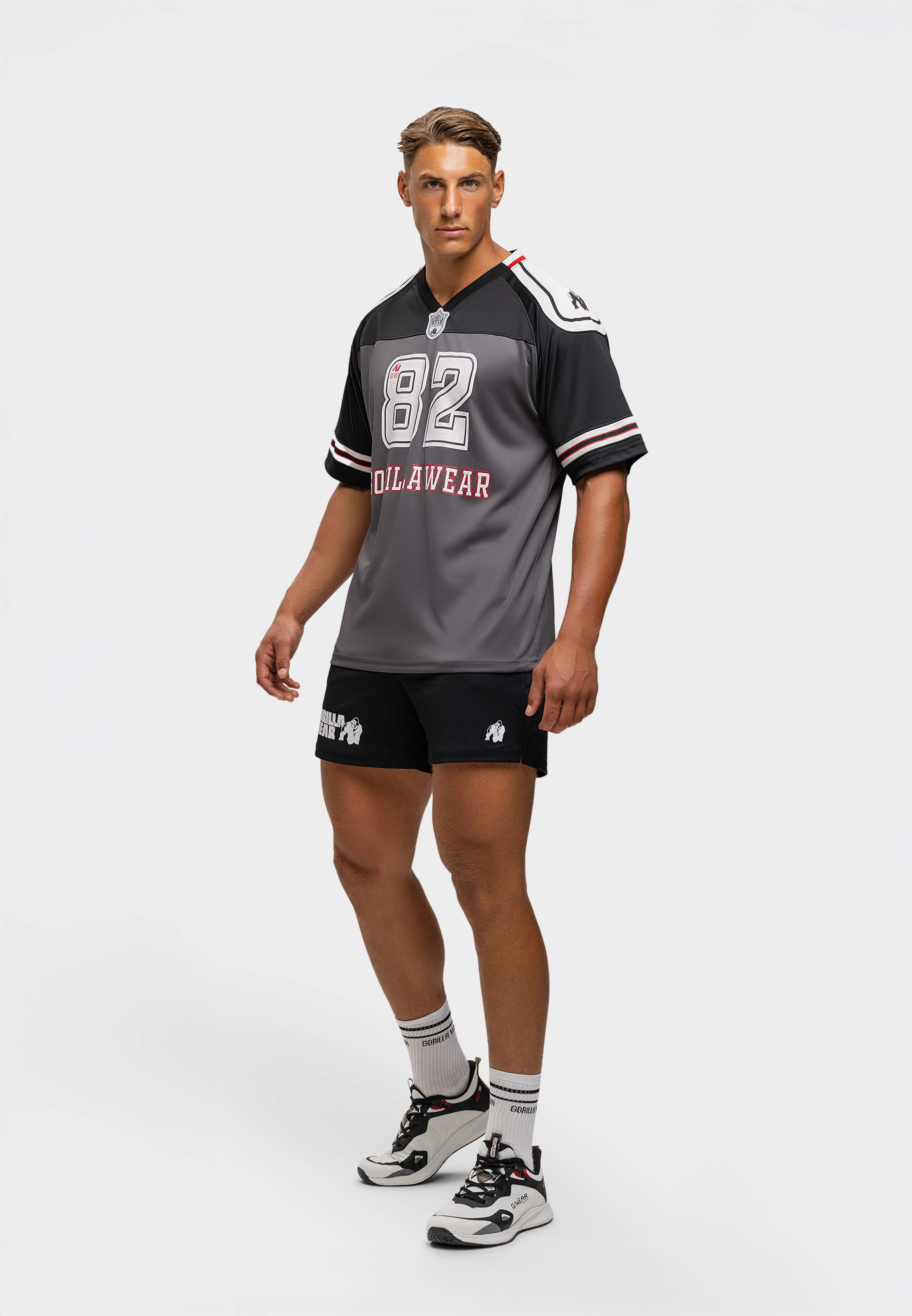 Gorilla Wear Tyler Football Jersey - Zwart/Wit