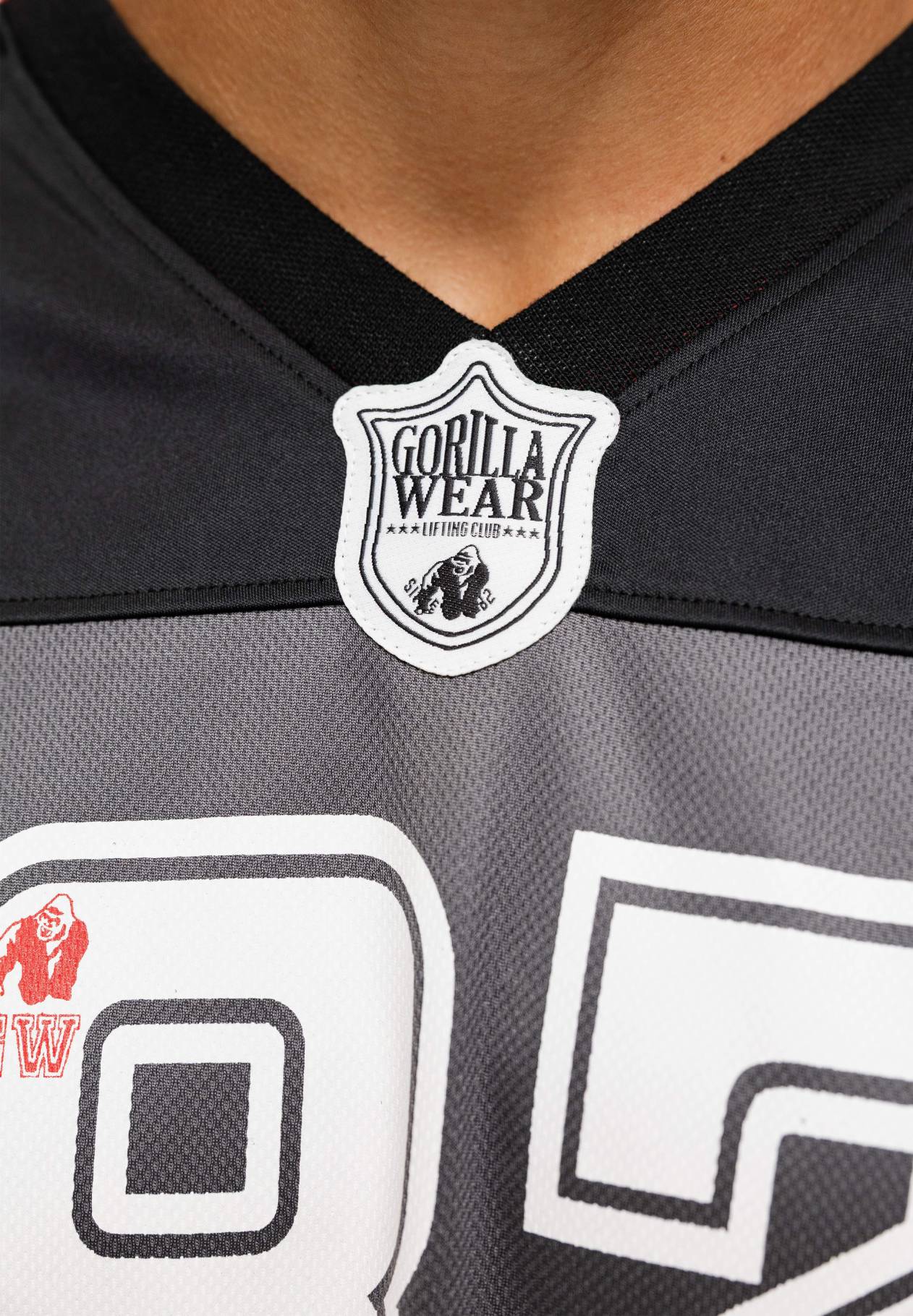 Gorilla Wear Tyler Football Jersey - Zwart/Wit