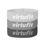 VirtuFit Mini Weerstandsbanden set - Katoen - 3 Stuks - Incl. Opbergtas