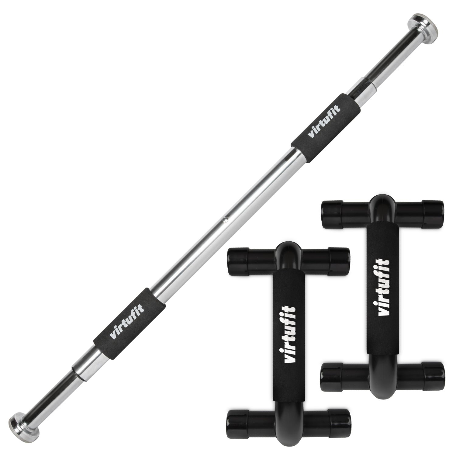 VirtuFit Combideal: Optrekstang + Opdruksteunen