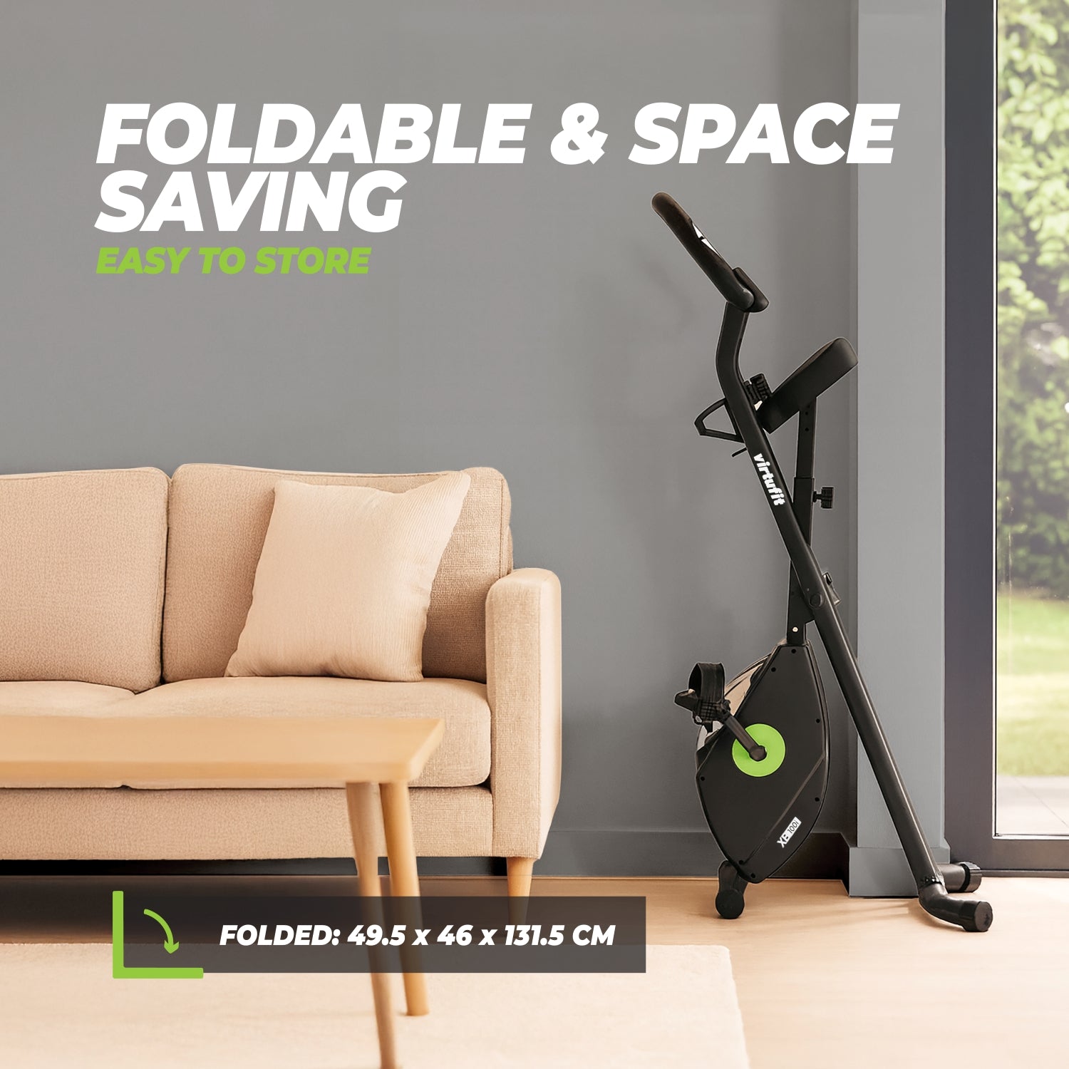 VirtuFit XB100i Opvouwbare Hometrainer - Tweedekans