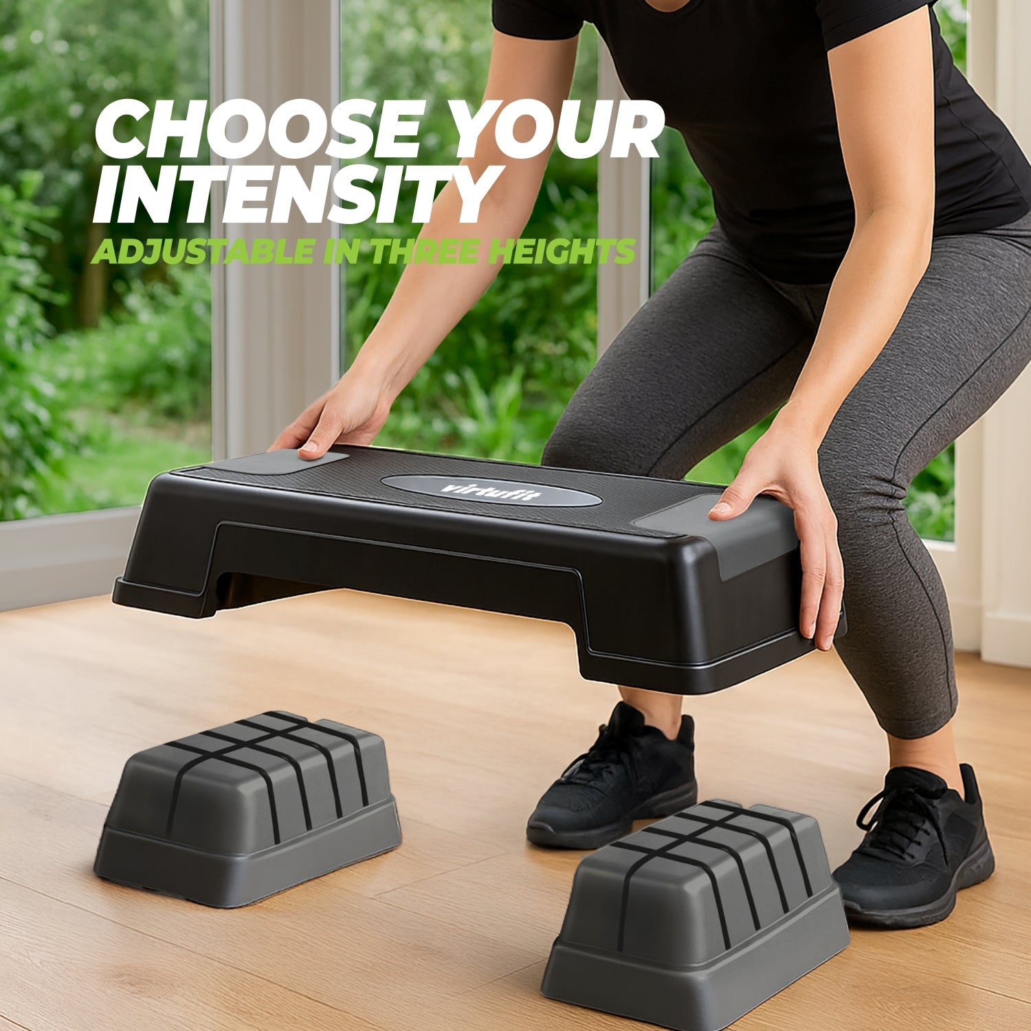 VirtuFit Verstelbare Aerobic Fitness Step/Stepper
