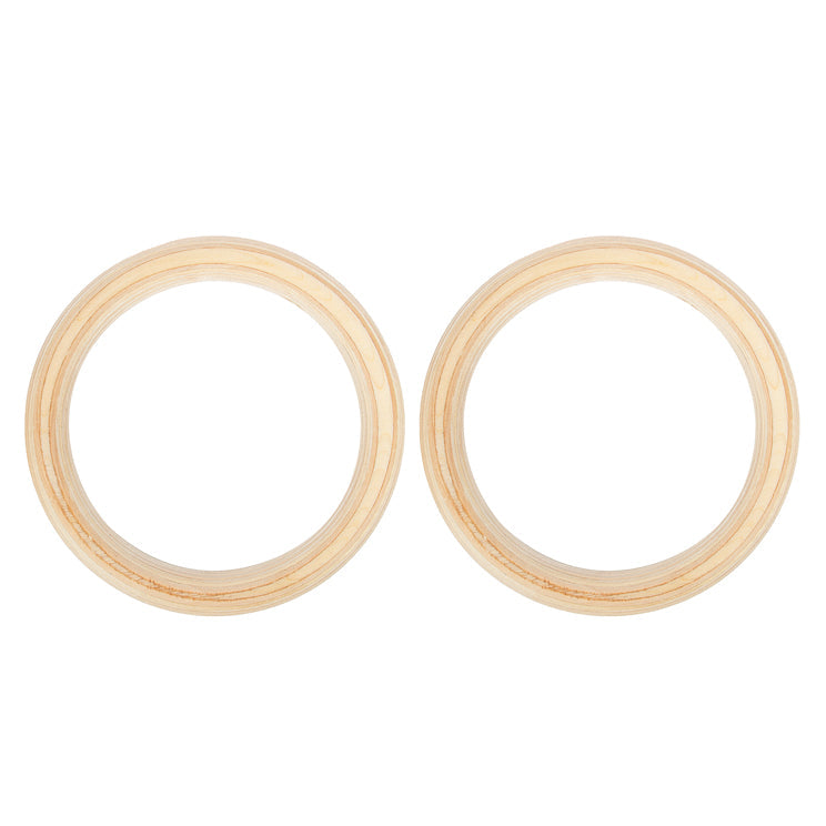 VirtuFit Houten Gym Ringen - Inclusief straps