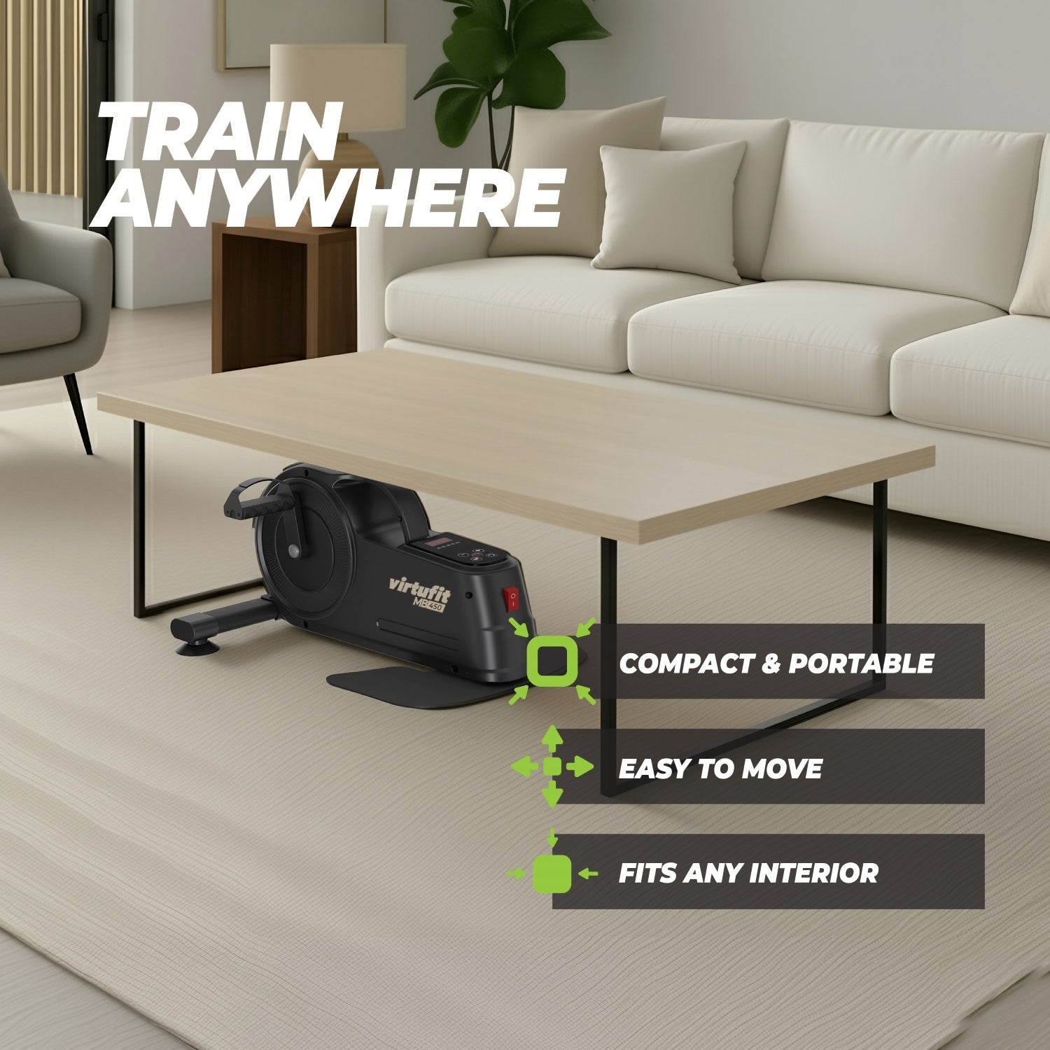 VirtuFit MB450 Elektrische Stoelfiets - Mobiliteitstrainer