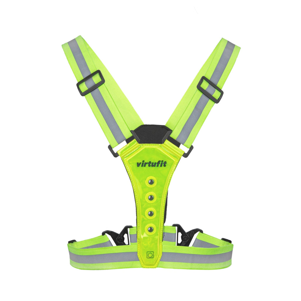 VirtuFit Reflecterend Veiligheidsvest met LED - Hardloopverlichting - Set van 2