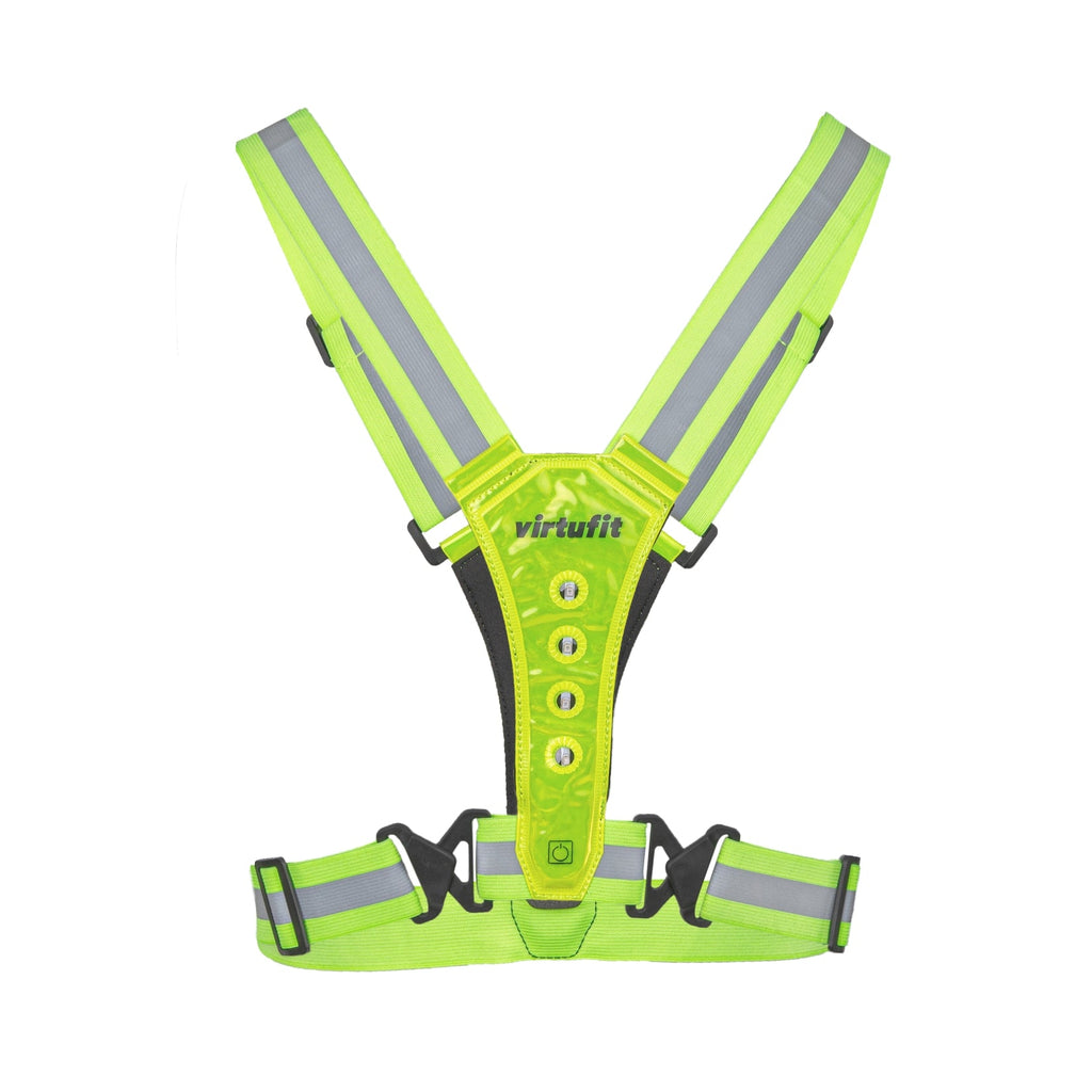VirtuFit Reflecterend Veiligheidsvest met LED - Hardloopverlichting - Set van 2