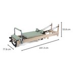 Toorx Liveness Opvouwbare Eikenhout Reformer PTX 3000 - Green Tea