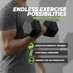 VirtuFit Hexa Dumbbell Pro Set - 2 x 10 kg