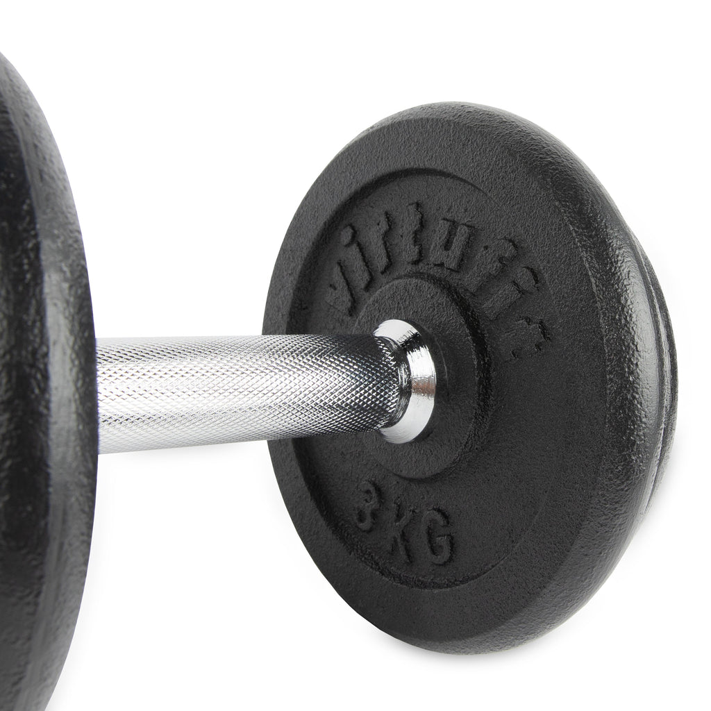 VirtuFit Verstelbare Dumbbellset Pro - Halterset - Gietijzer - 1 x 15 kg