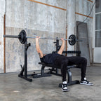 VirtuFit Verstelbaar Squatrek - Haltersteunen - met dipsteunen